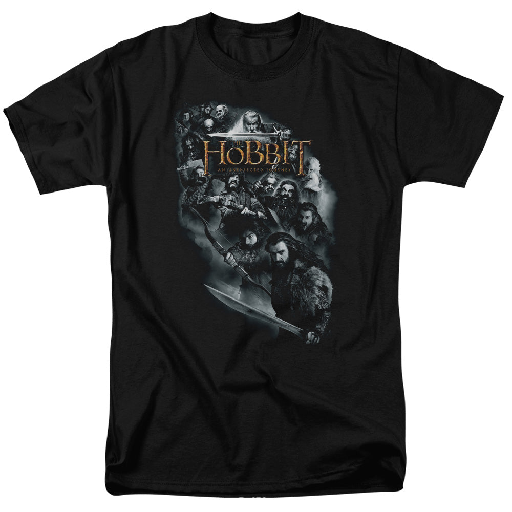 The Hobbit/cast Of Characters-s/s Adult 18/1 - Black