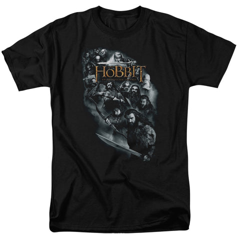 The Hobbit/cast Of Characters-s/s Adult 18/1 - Black