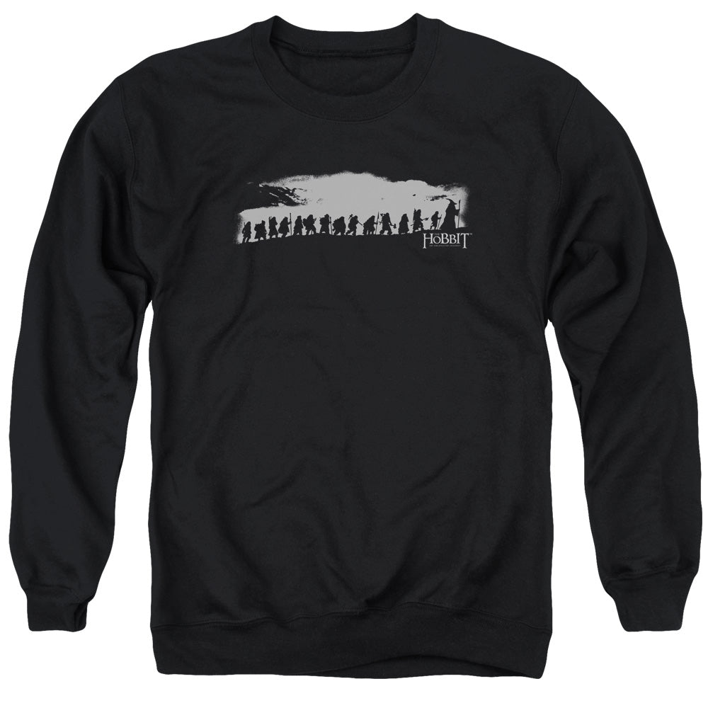 The Hobbit/the Company - Adult Crewneck Sweatshirt - Black