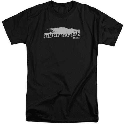 The Hobbit/the Company-s/s Adult Tall-black