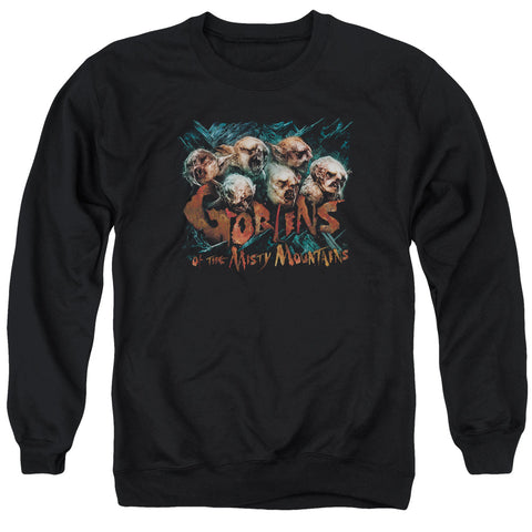 The Hobbit/misty Goblins - Adult Crewneck Sweatshirt - Black