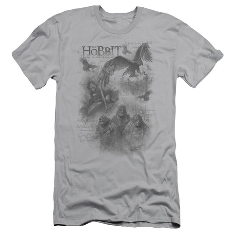 The Hobbit/sketches - S/s Adult 30/1 - Silver