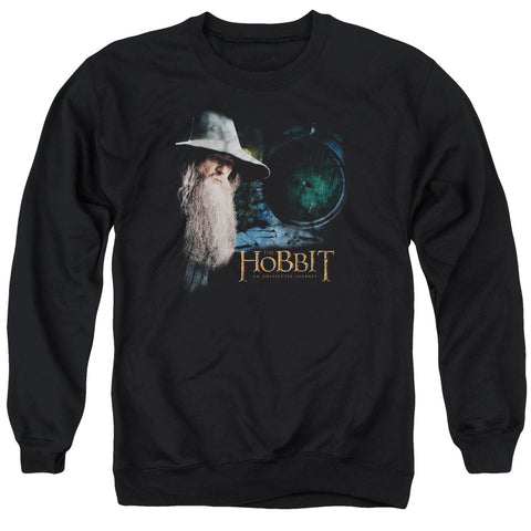 The Hobbit/the Door - Adult Crewneck Sweatshirt - Black