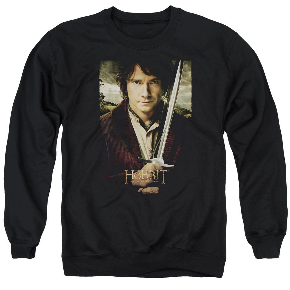 The Hobbit/baggins Poster - Adult Crewneck Sweatshirt - Black