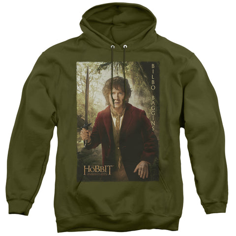The Hobbit/bilbo Poster - Adult Pull-over Hoodie - Military Green