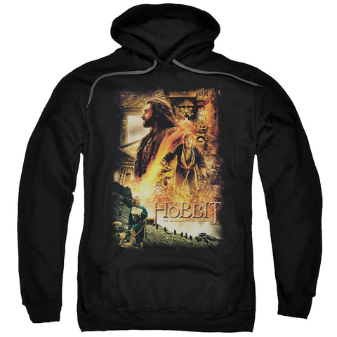 Hobbit/golden Chamber-adult Pull-over Hoodie-black