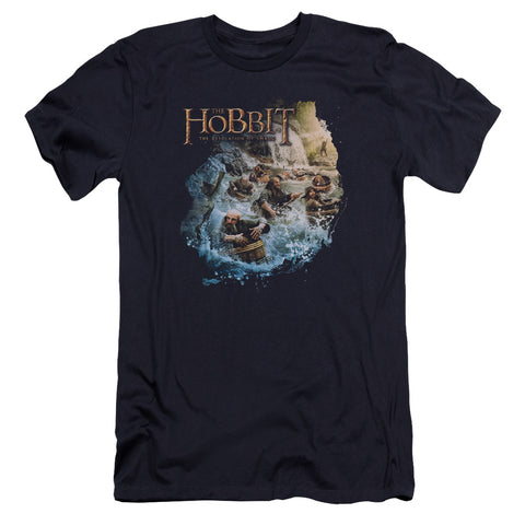 Hobbit/barreling Down-premuim Canvas Adult Slim Fit 30/1-navy