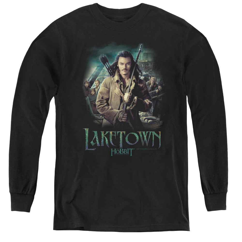 Hobbit/protector-youth Long Sleeve Tee-black