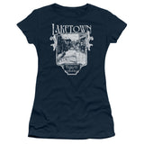 Juniors Sheer Cap Sleeve