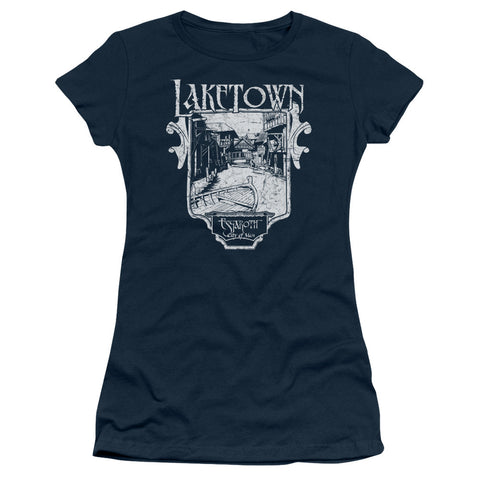 Juniors Sheer Cap Sleeve