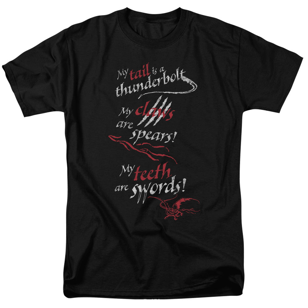 Hobbit/tail Claws Teeth-s/s Adult 18/1-black