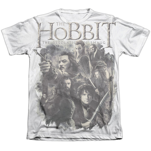 Hobbit/hhollen Amarth-adult Poly/cotton S/s Tee-white