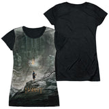 Junior Cap Sleeve 100% Poly Black Back