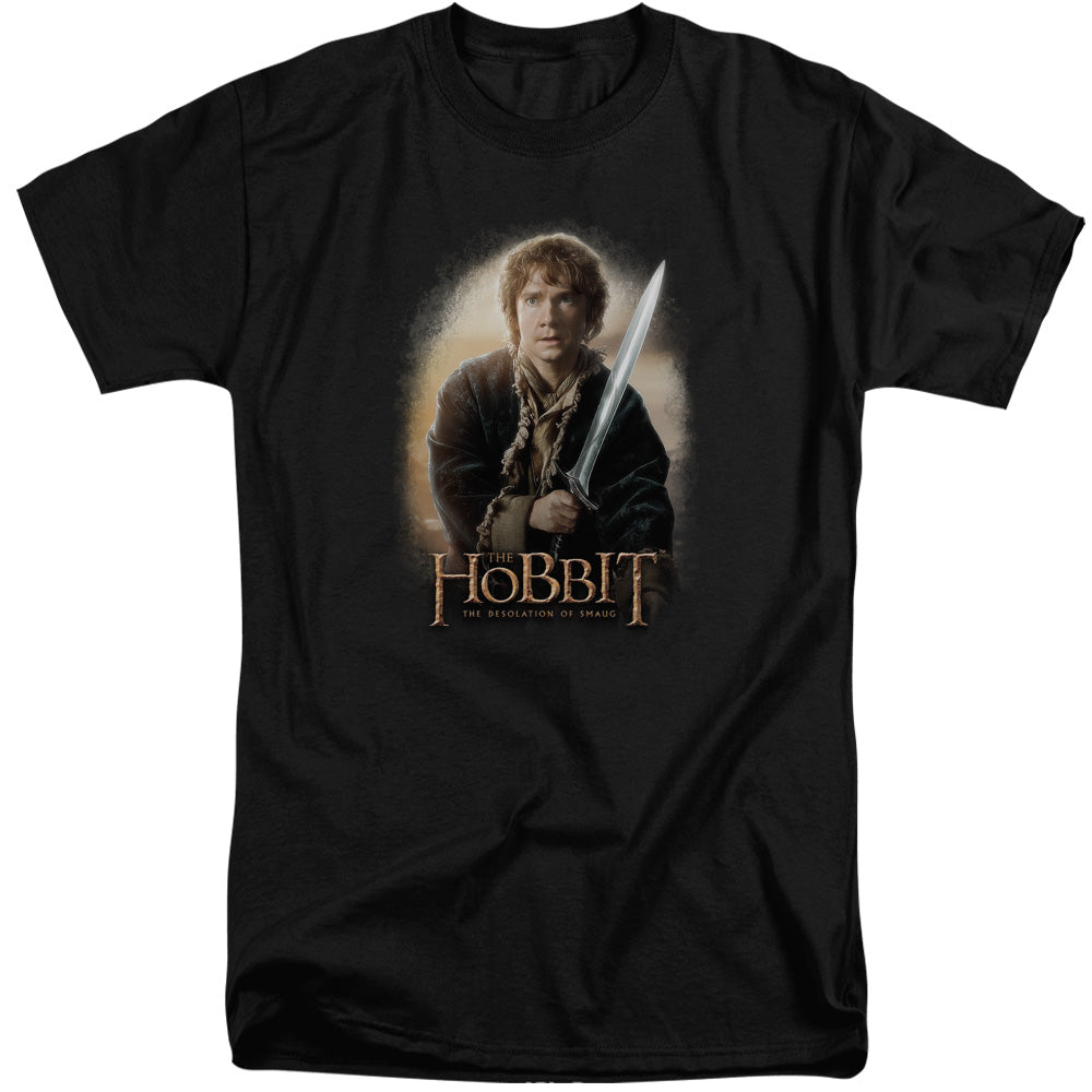 The Hobbit/bilbo And Sting-s/s Adult Tall 18/1-black