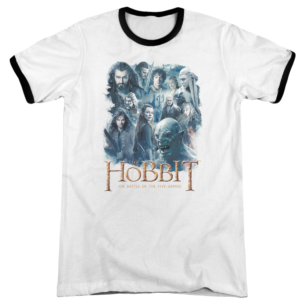 Hobbit/main Characters - Adult Ringer - White/black