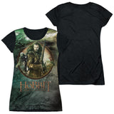 Junior Cap Sleeve 100% Poly Black Back