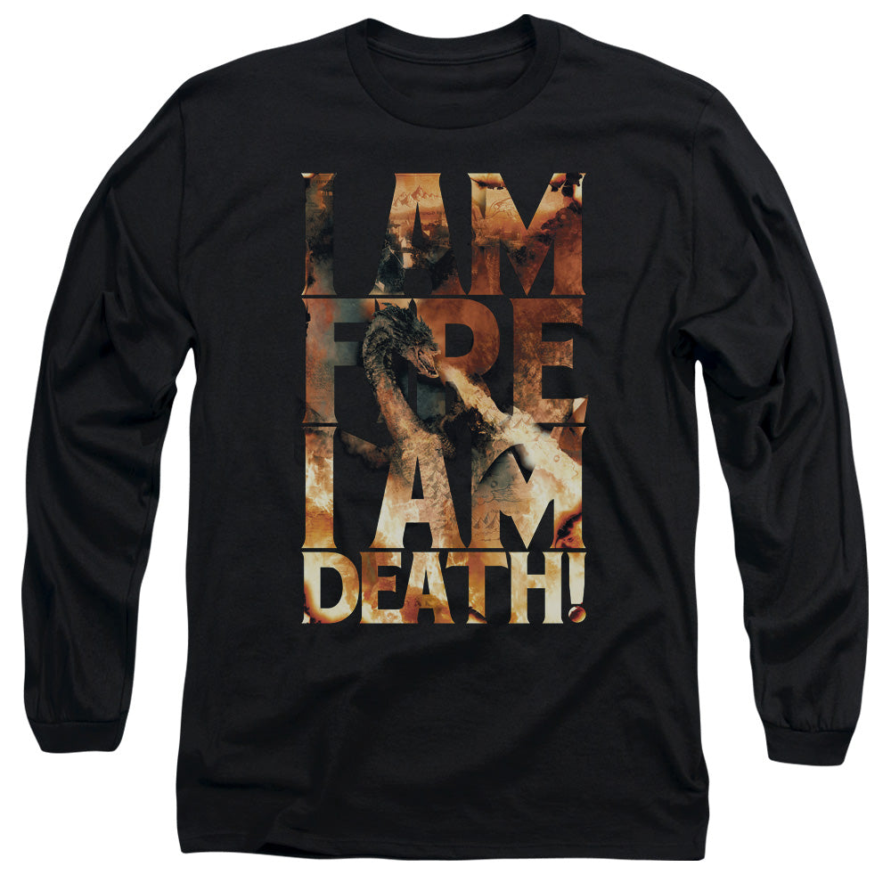 Hobbit/i Am Fire-l/s Adult 18/1-black