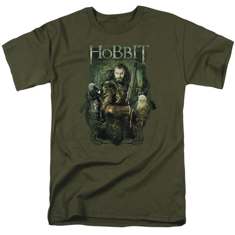 Hobbit/thorin And Company-s/s Adult 18/1-military Green