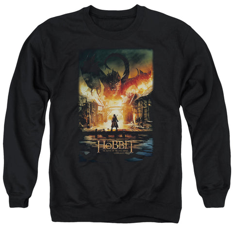 Hobbit/smaug Poster - Adult Crewneck Sweatshirt - Black