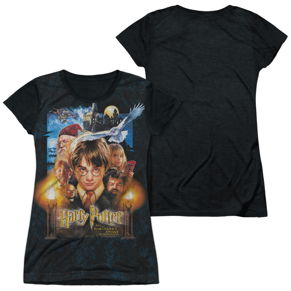 Junior Cap Sleeve 100% Poly Black Back