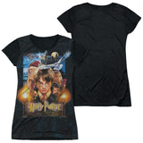 Junior Cap Sleeve 100% Poly Black Back