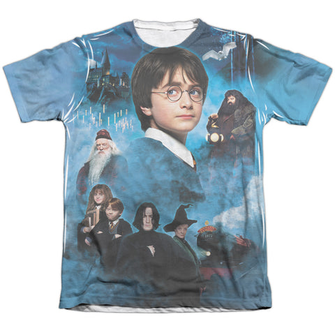 Harry Potter/first Year-adult Poly/cotton S/s Tee-white