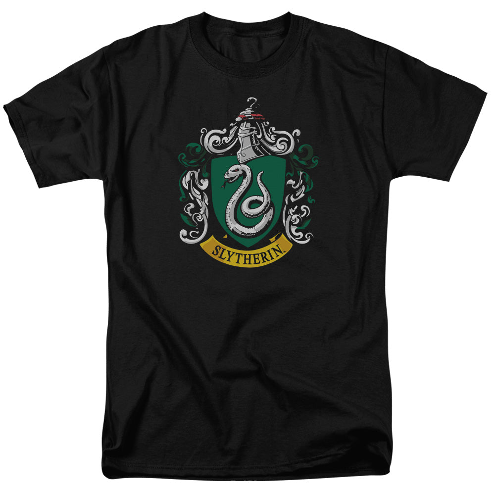 Harry Potter/slytherin Crest-s/s Adult 18/1-black
