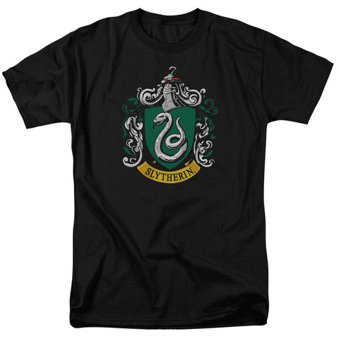 Harry Potter/slytherin Crest-s/s Adult 18/1-black