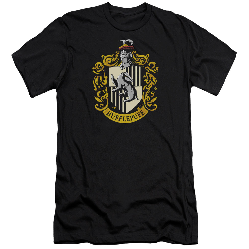 Harry Potter/hufflepuff Crest-s/s Adult 30/1-black