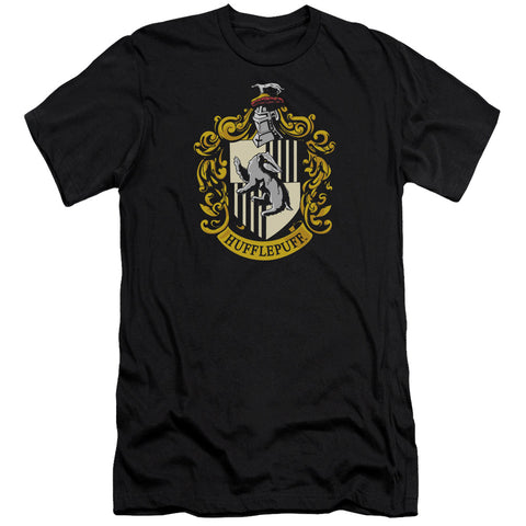 Harry Potter/hufflepuff Crest-s/s Adult 30/1-black