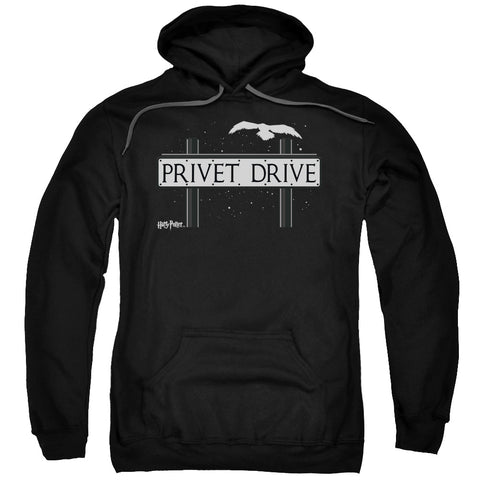 Harry Potter/privet Drive-adult Pull-over Hoodie-black