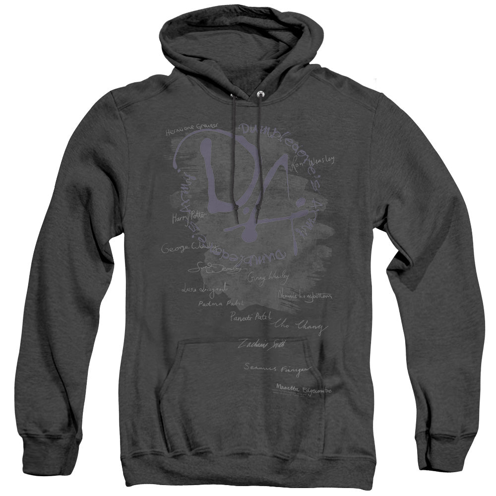 Harry Potter/dumbledores Army-adult Heather Hoodie-black