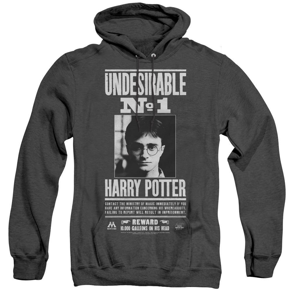 Harry Potter/undesirable No 1-adult Heather Hoodie-black