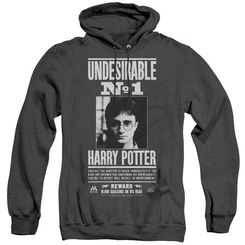 Harry Potter/undesirable No 1-adult Heather Hoodie-black
