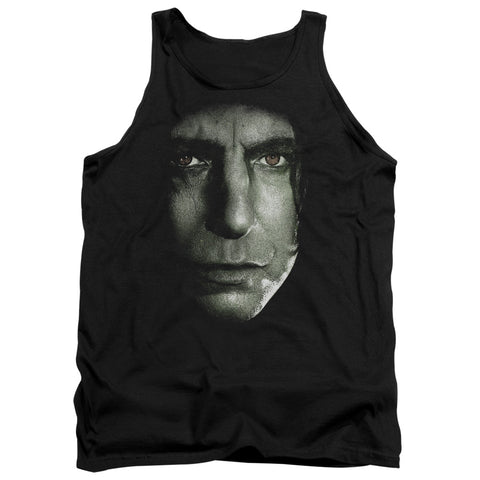 Harry Potter/snape Head-adult Tank-black