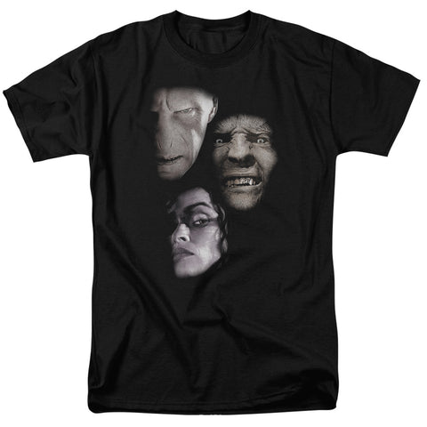 Harry Potter/villian Heads-s/s Adult 18/1-black