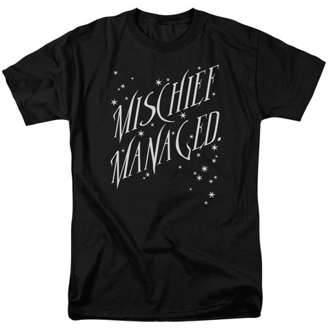 Harry Potter/mischief Managed 4-s/s Adult 18/1-black