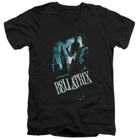 Harry Potter/bellatrix Full Body-s/s Adult V-neck 30/1-black
