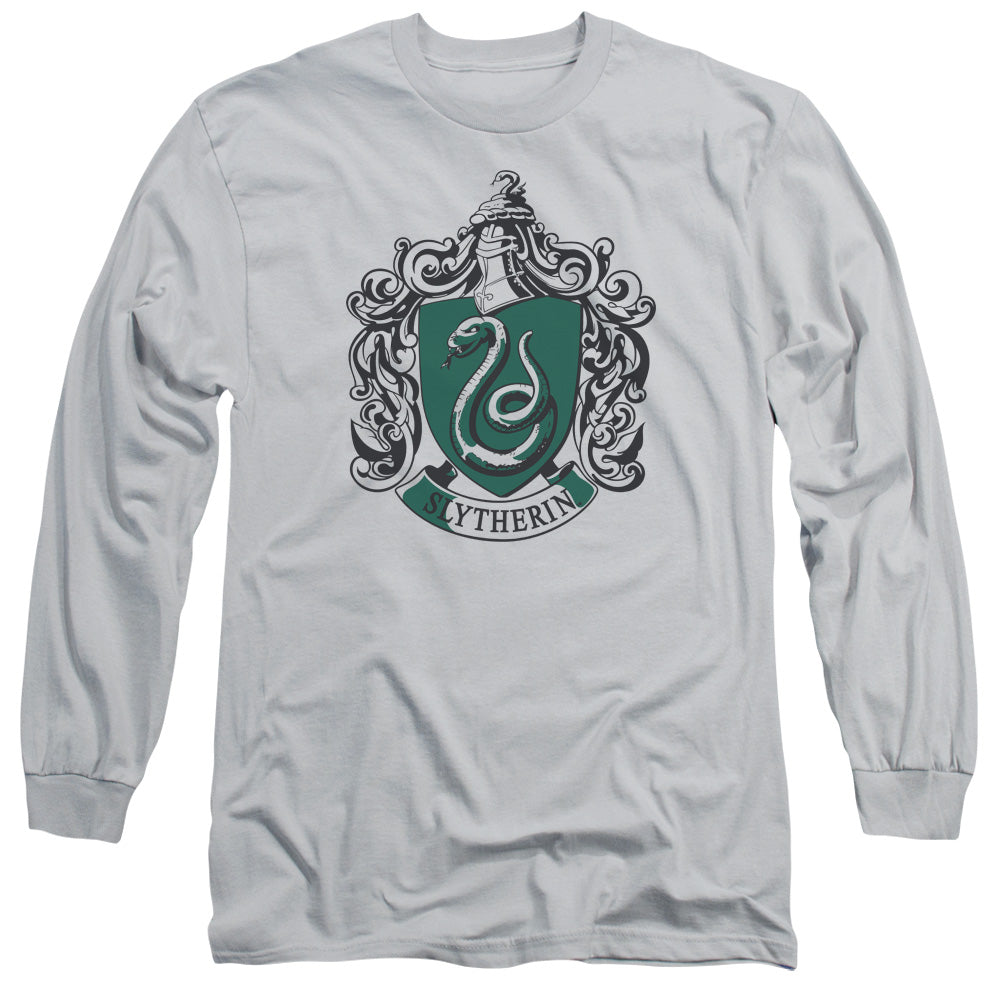 Harry Potter/slytherine Crest-l/s Adult 18/1-silver