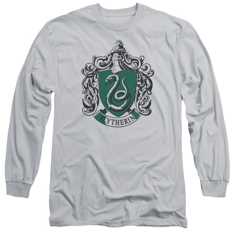 Harry Potter/slytherine Crest-l/s Adult 18/1-silver