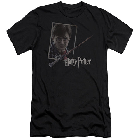 Harry Potter/harrys Wand Portrait-s/s Adult 30/1-black