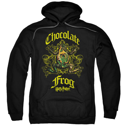 Harry Potter/chocolate Frog-adult Pull-over Hoodie-black