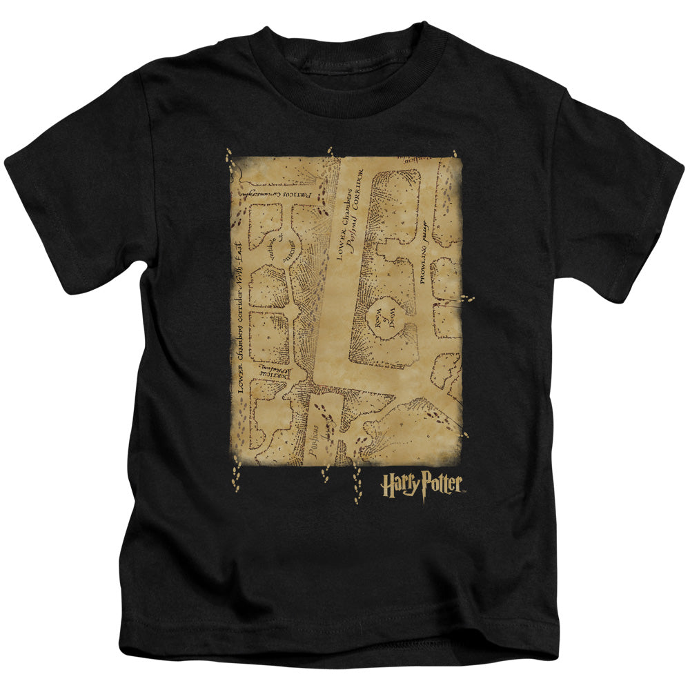 Harry Potter/marauders Map Interior-s/s Juvenile 18/1-black