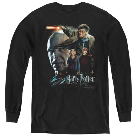 Harry Potter/final Fight-youth Long Sleeve Tee-black