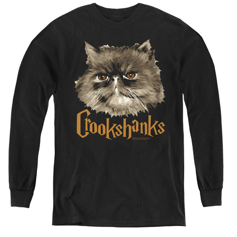 Harry Potter/crookshanks-youth Long Sleeve Tee-black