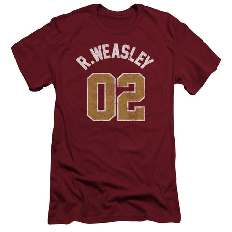 Harry Potter/weasley Jersey-s/s Adult 30/1-cardinal