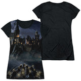 Junior Cap Sleeve 100% Poly Black Back