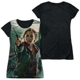 Junior Cap Sleeve 100% Poly Black Back