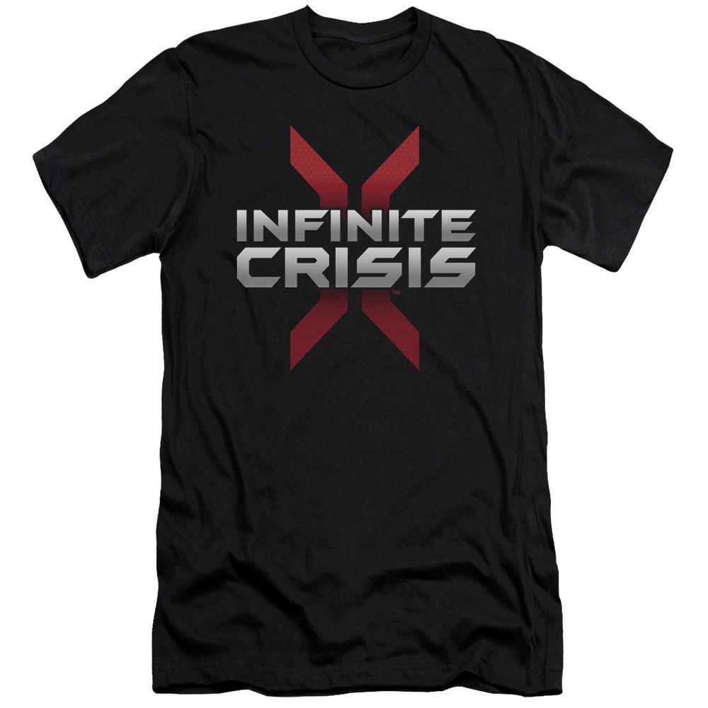 Infinite Crisis/logo-s/s Adult 30/1-black