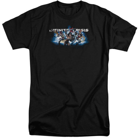 Infinite Crisis/ic Blue-s/s Adult Tall-black